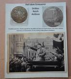 Extra grote 'Heil dem Erneuerer' munt met foto's en postkaar, Verzamelen, Militaria | Tweede Wereldoorlog, Embleem of Badge, Landmacht