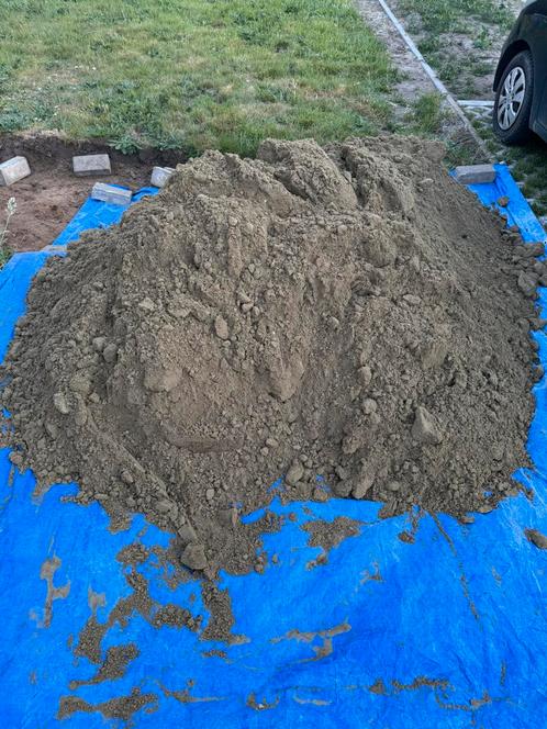 Gratis aanvulgrond, Tuin en Terras, Zand, Zo goed als nieuw, Ophalen