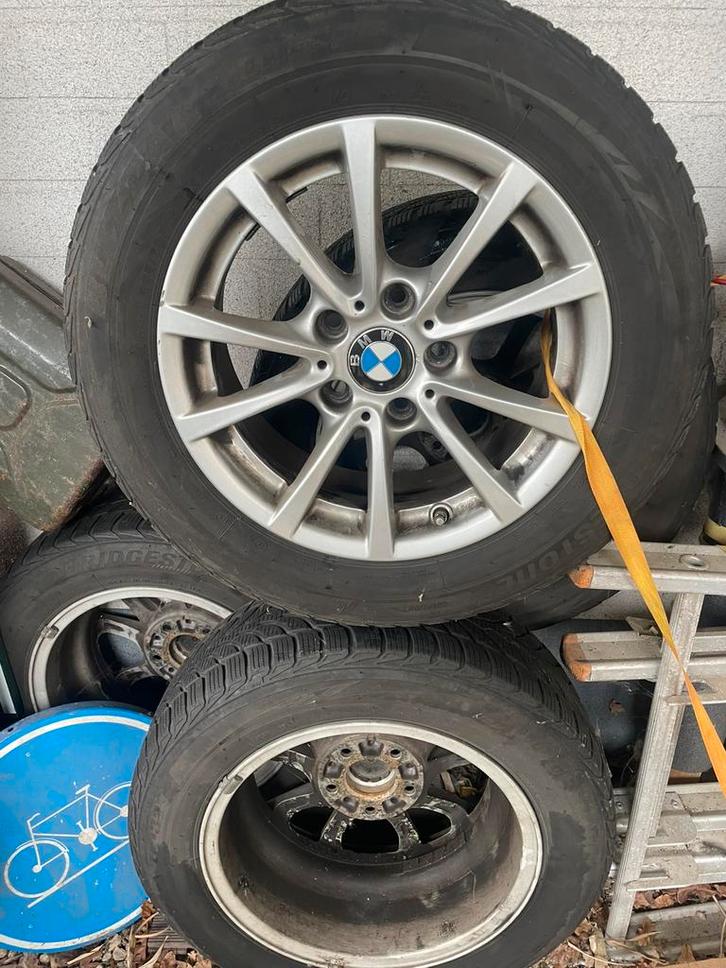 Winterbanden BMW 3 reeks, Auto-onderdelen, Banden en Velgen, Banden en Velgen, Winterbanden, 17 inch, 205 mm, Personenwagen, Gebruikt