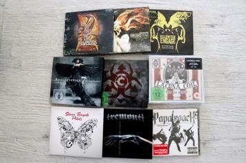 8 CD de musique (Metal/Hardrock)  beschikbaar voor biedingen