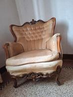 Superbe Salon d'Angle Style Louis XV - Sculpture Artisanale, Enlèvement