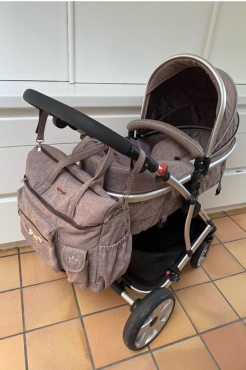 Volledige set van kinderwagen NATTOU, Enfants & Bébés, Poussettes & Combinaisons, Utilisé, Poussette, Autres marques, Pneus, Avec siège auto