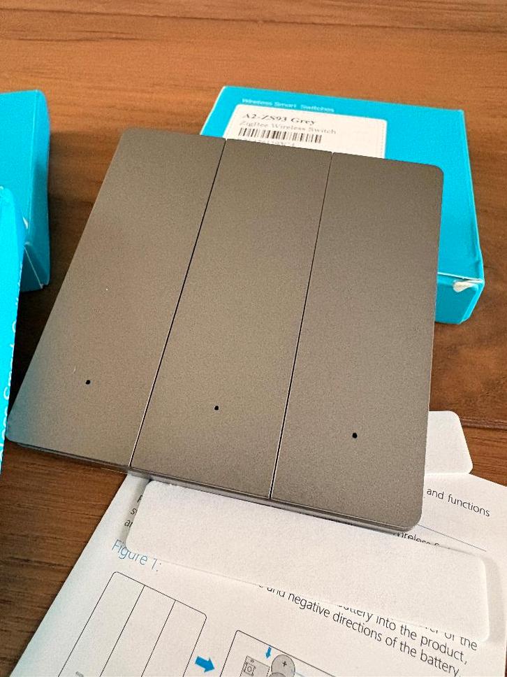 ZigBee Wireless Smart Switches Grey / nieuw, Computers en Software, Netwerk switches, Nieuw, Ophalen of Verzenden