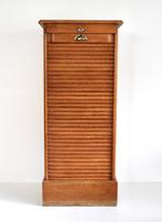 Antieke dossierkast - Vintage rolluikkast, Antiek en Kunst, Ophalen