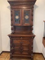 Mechelse rainesansestijl metglas in loodramen, Antiek en Kunst, Ophalen