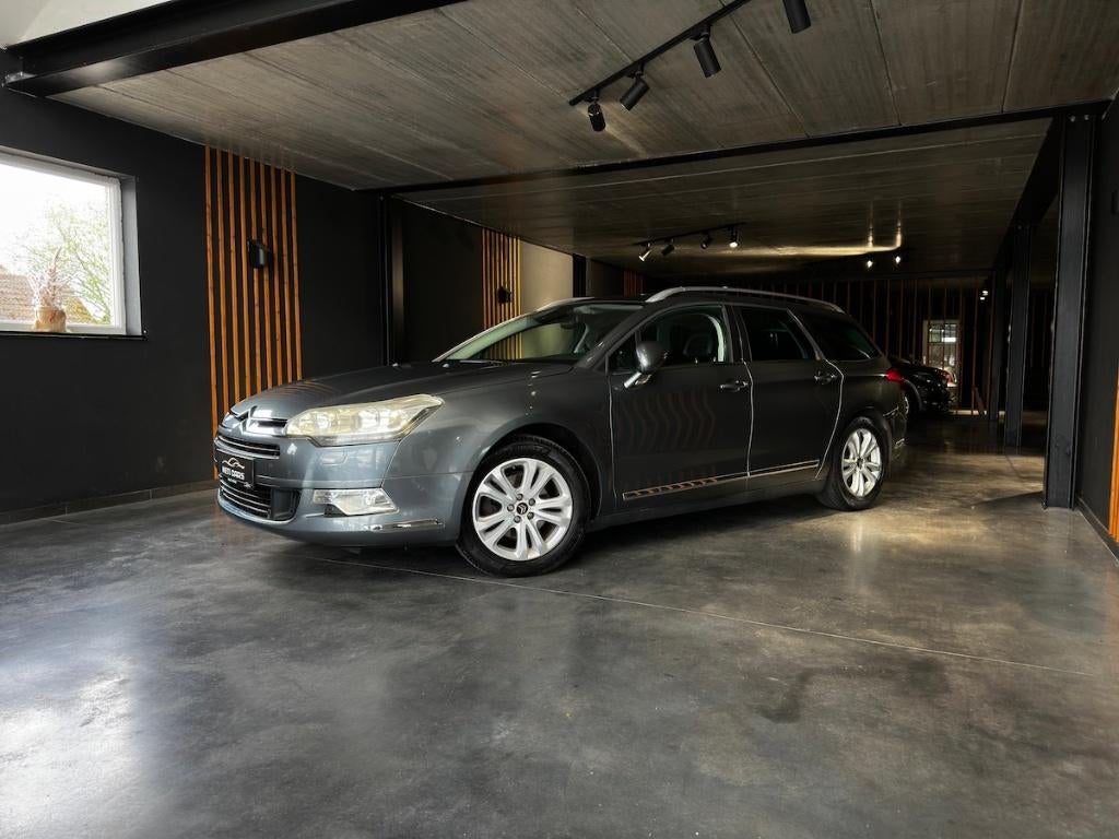 Citroen C5 Tourer 1.6 THP | Sensoren | Mem. seat| Cruise |, Voorwielaandrijving, Euro 5, 4 cilinders, Leder en Stof