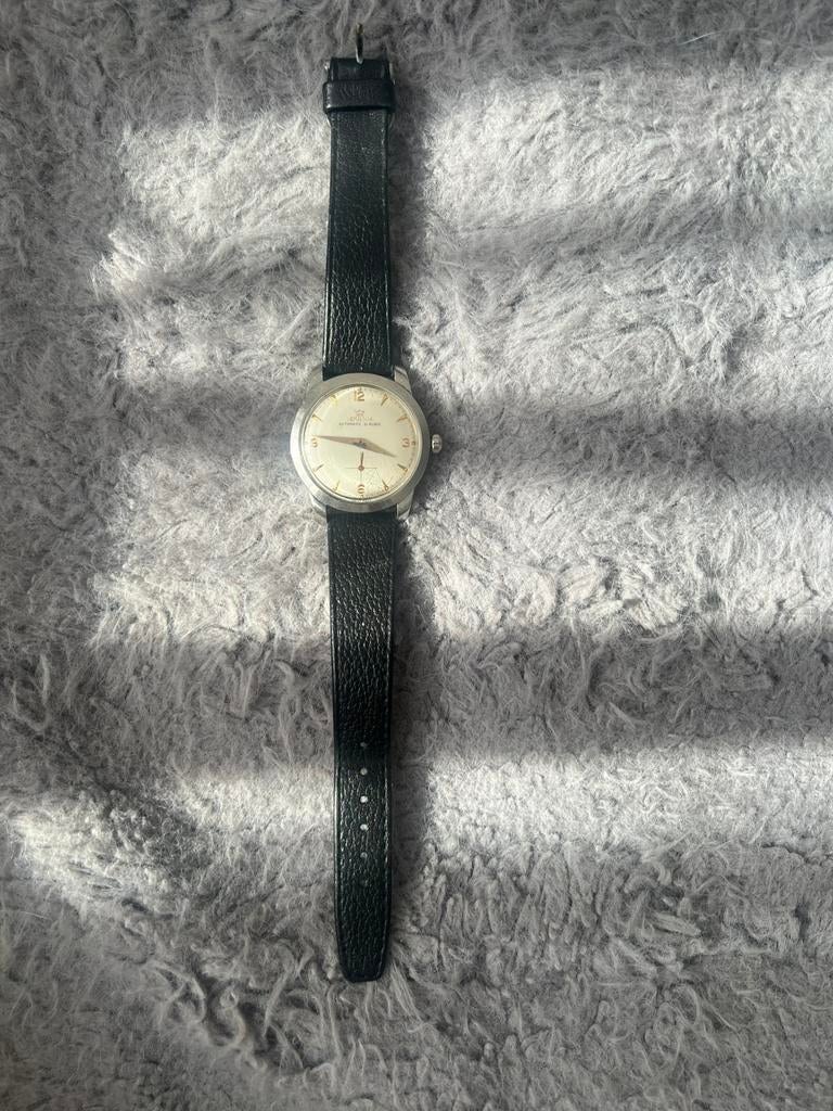 Lemania automatic 21 rubis, Montre-bracelet, Autres marques, Enlèvement ou Envoi, Acier