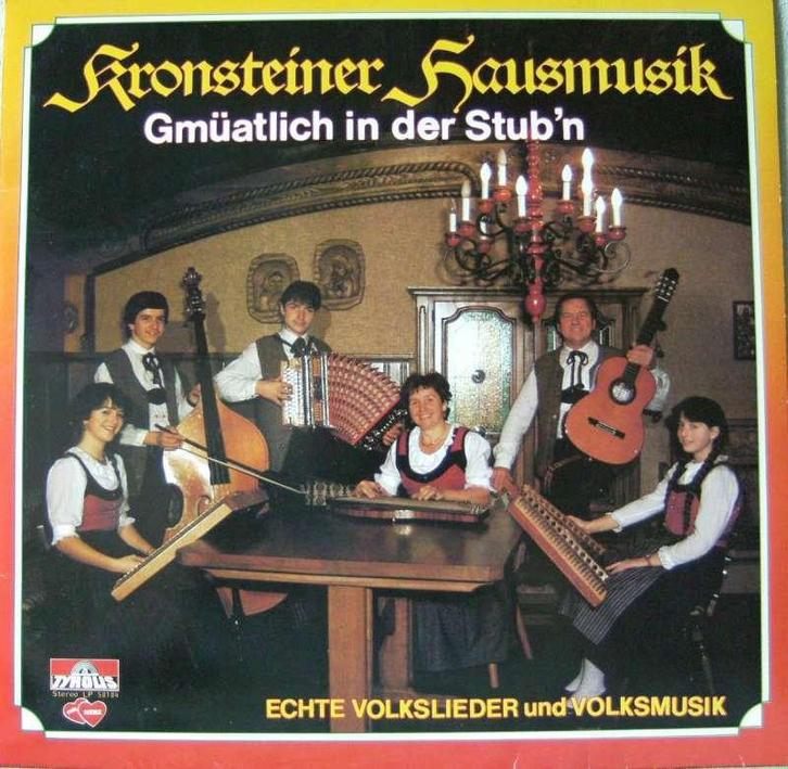 LP Kronsteiner Hausmusik - gesigneerd door de groep, Cd's en Dvd's, Vinyl | Verzamelalbums, Zo goed als nieuw, Overige genres