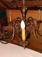 Ensemble lustre + 2 appliques style flamznd, Maison & Meubles, Lampes | Lustres, Enlèvement, Utilisé, Métal, Flamand