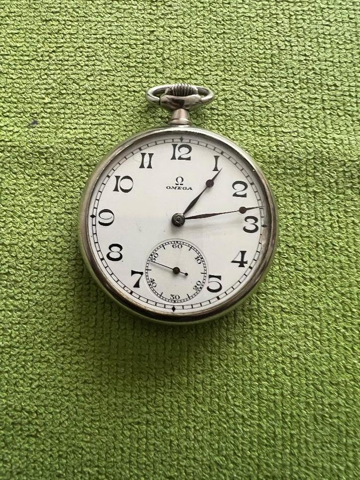 Omega Swiss Vintage Opwindbaar Zakhorloge, Bijoux, Sacs & Beauté, Montres | Anciennes | Antiquités, Montre de poche, Omega, Acier