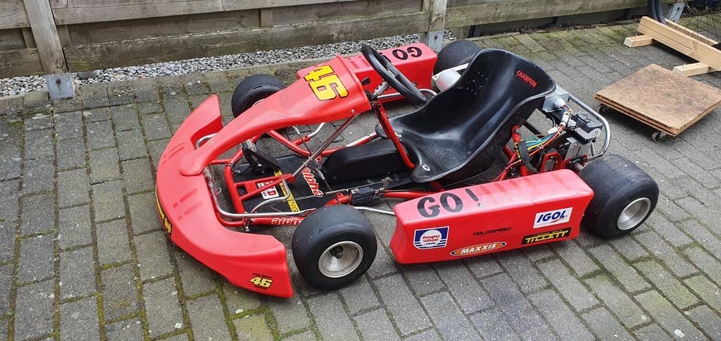 Kart zelfbouw elektrisch, Ophalen, Kart