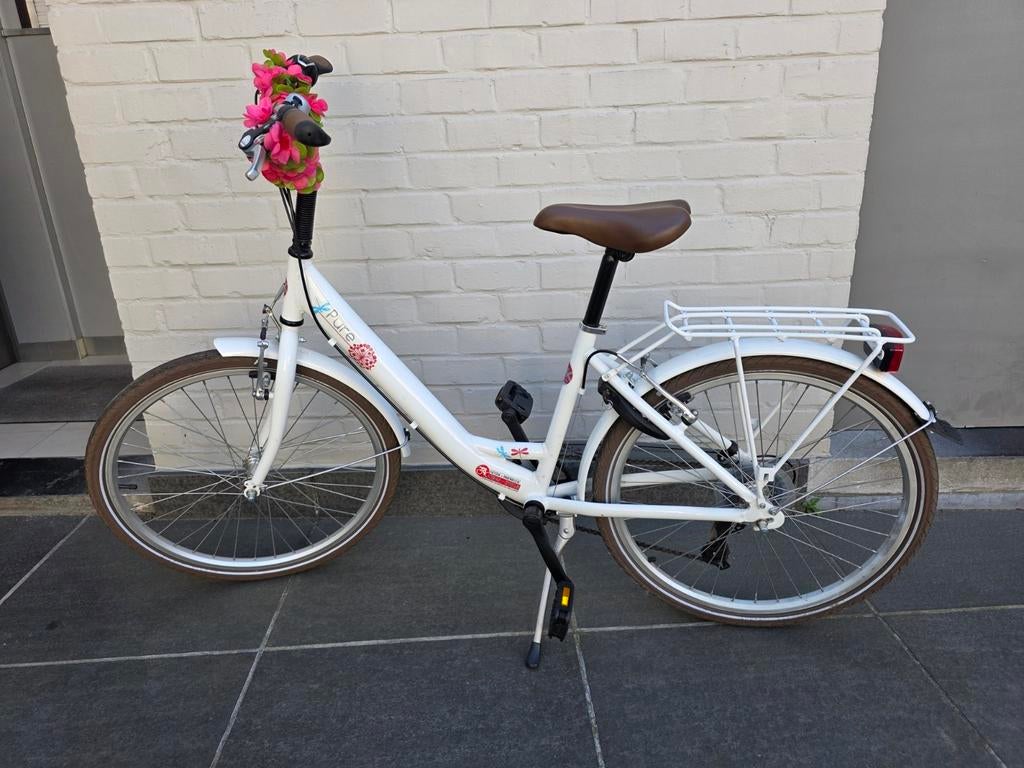 meisjesfiets, Ophalen, Gebruikt