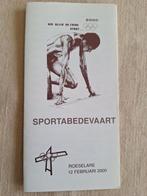 Bidprentje Sporta bedevaart Roeselare 2000, Verzamelen, Bidprentjes en Rouwkaarten, Ophalen of Verzenden, Bidprentje