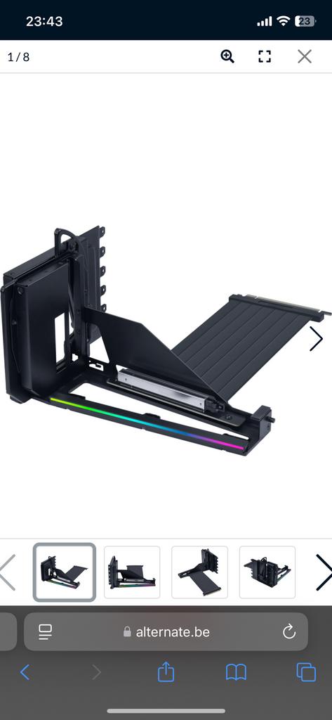 Lian Li Vertical GPU Bracket Kit V4 riser card, Enlèvement ou Envoi, Comme neuf