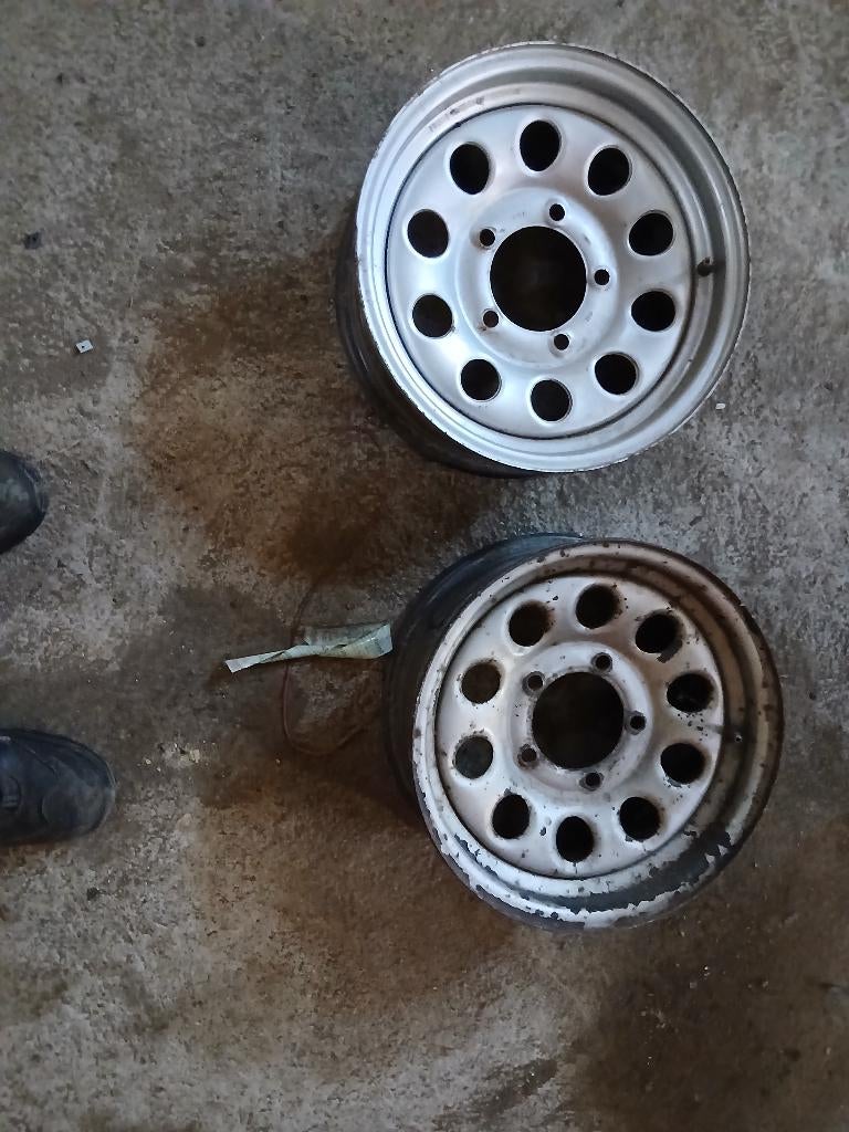 jante tôle suzuki Samurai, Autos : Pièces & Accessoires, Pneus & Jantes, 15 pouces, Enlèvement, Utilisé, Véhicule tout-terrain