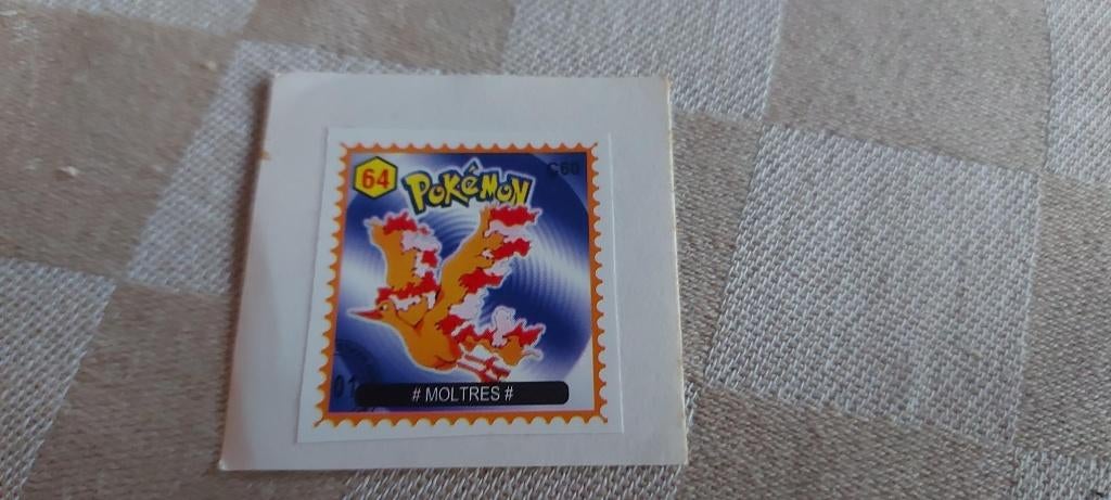 timbre Pokemon, oiseau légendaire Moltres, rare, Enlèvement ou Envoi, Neuf, Autres types