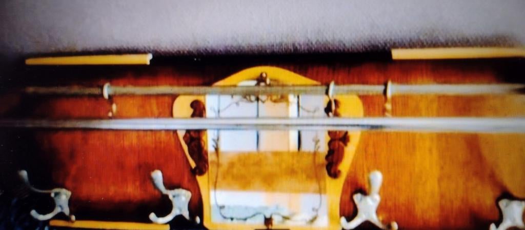 VINTAGE KAPSTOK MET SPIEGEL (80 x 28 cm), Ophalen