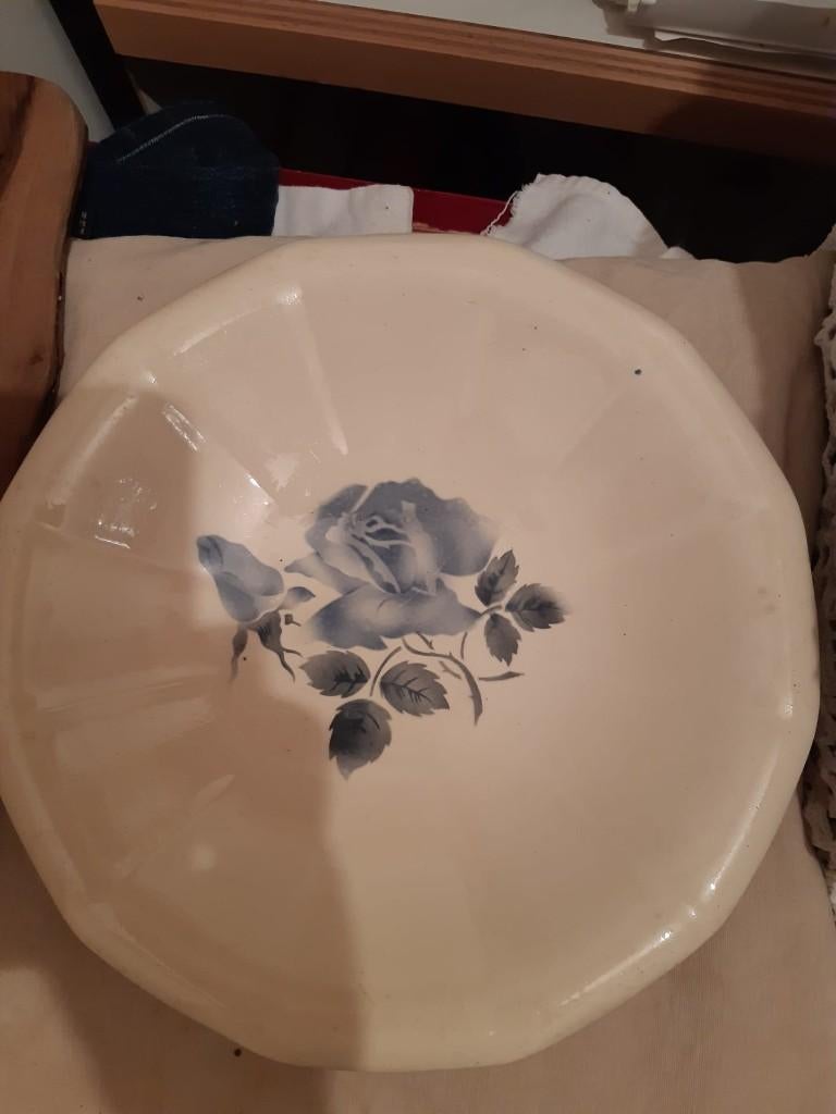 Assiette creuse - Faïence Digoin, Antiquités & Art, Antiquités | Services (vaisselle) pièces, Enlèvement ou Envoi