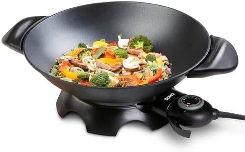 Elektrische wok nieuw, Maison & Meubles, Cuisine | Casseroles & Poêles, Enlèvement, Neuf, Wok