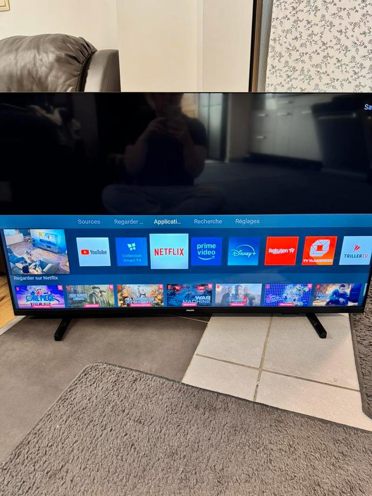 TV Philips 4K 50", Audio, Tv en Foto, Televisies, Zo goed als nieuw, LED, 40 tot 60 cm, 4k (UHD), Philips, 50 Hz, Smart TV, Ophalen