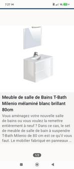 Meuble vasque, miroir et mitigeur, Bricolage & Construction, Robinet