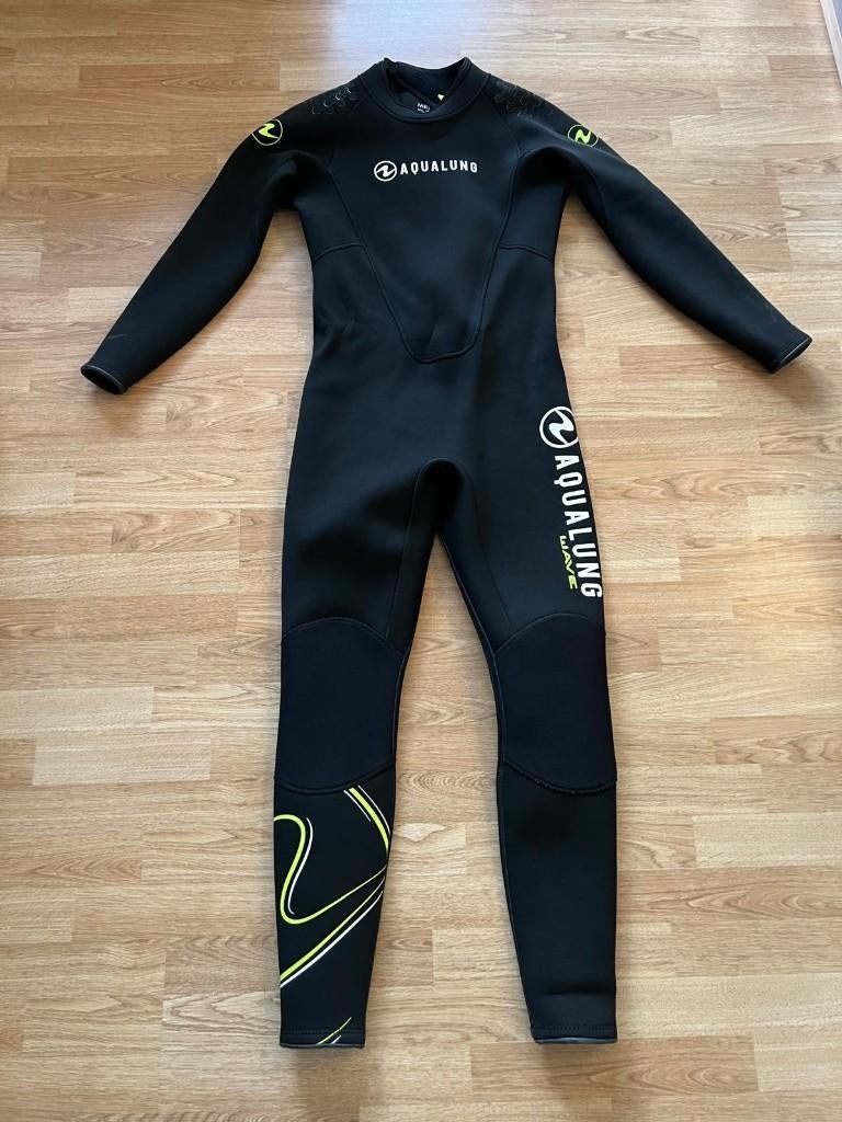 Aqualung wave 3mm wetsuit ML/52, Watersport en Boten, Watersportkleding, Zo goed als nieuw, Wetsuit, Dame of Heer, Ophalen