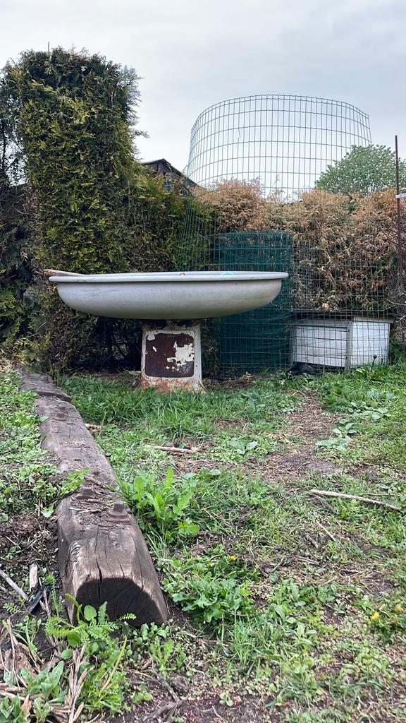 Industriele wastafel vintage retro bloembak tuin vuurplaats, Enlèvement