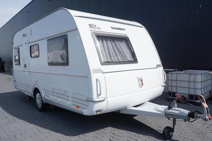 Tabbert élégant pour 4 pers.avec déménageur, auvent, siège r, Caravanes & Camping, Caravanes, Entreprise, jusqu'à 4, Banquette en rond