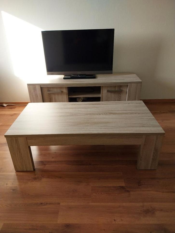 Meuble TV avec table basse, Maison & Meubles, Mobilier complet, Enlèvement