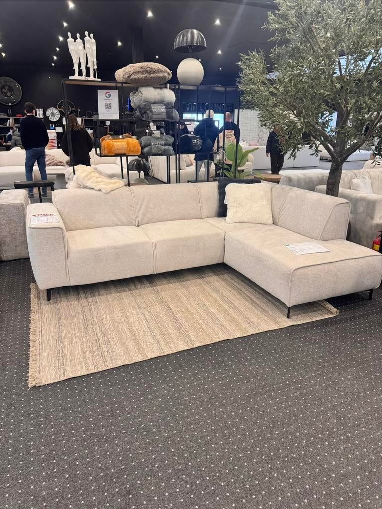 Beige zetel 350x200 (in verpakking!), Ophalen, Nieuw