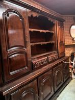 Grand buffet vaisselier en chêne massif, Enlèvement, Comme neuf, Chêne