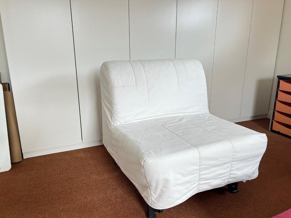 plooibaar zetelbed, Huis en Inrichting, Slaapkamer | Bedden, Gebruikt, Eenpersoons, 80 cm, 190 cm of minder, Overige materialen