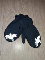 Meisjes wanten unicorn donkerblauw, Kinderen en Baby's, Babykleding | Mutsen, Sjaals en Wanten, Verzenden, Zo goed als nieuw, Meisje