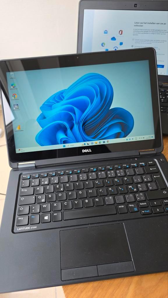 Lot met 8 laptops dell E7250., Computers en Software, Windows Laptops, 12 inch, SSD, Ophalen