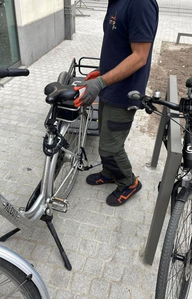 Electrishe fiets te koop met kar eventueel, Vélos & Vélomoteurs, Vélos | Tricycles, Comme neuf, Enlèvement