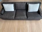 Stoffen zetel antraciet Wendelbo, Huis en Inrichting, Ophalen, Zo goed als nieuw, Rechte bank, Stof