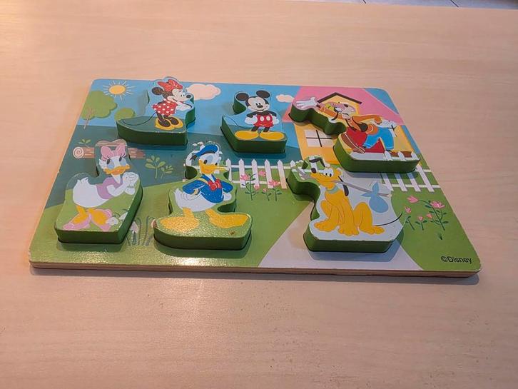 houten Disney Mickey Mouse vormenpuzzel van Melissa & Doug, Collections, Actions de supermarché, Enlèvement
