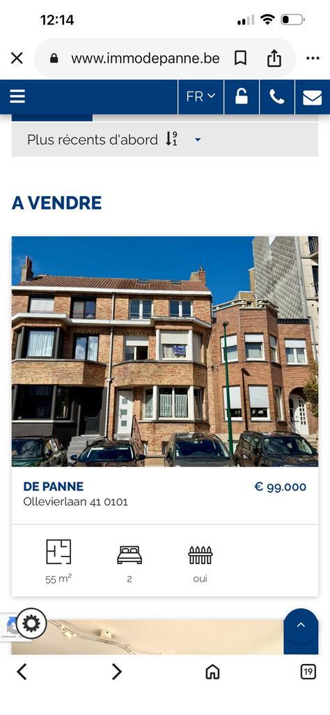 La panne a vendre, Immo, Résidences secondaires à vendre, Appartement