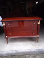 Kast met 3 schuiven mahonie Empire stijl., Enlèvement ou Envoi