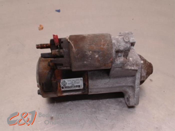 Startmotor van een Renault Kangoo, Auto-onderdelen, Motor en Toebehoren, Renault, Gebruikt, 3 maanden garantie, Ophalen of Verzenden