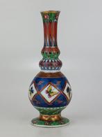 Vase ancien en porcelaine de style Dresde avec marque Meisse, Enlèvement ou Envoi