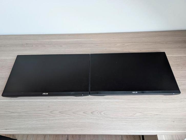 2x ASUS VA24EHE, FULL HD, HDMI, 75Hz IPS, incl voet., Computers en Software, Monitoren, HDMI, Kantelbaar, IPS, HD, Ophalen of Verzenden
