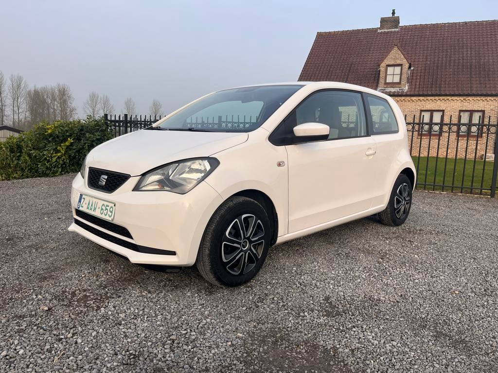 Seat Mii 1.0 benzine, 2014 bouwjaar, 157.000 kilometers, Auto's, Seat, Euro 5, Mii, Wit, Bedrijf