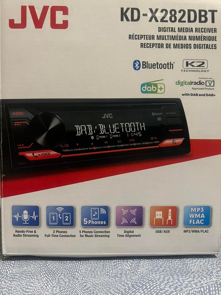 Jvc bluthooth usb dab, Enlèvement ou Envoi, Comme neuf