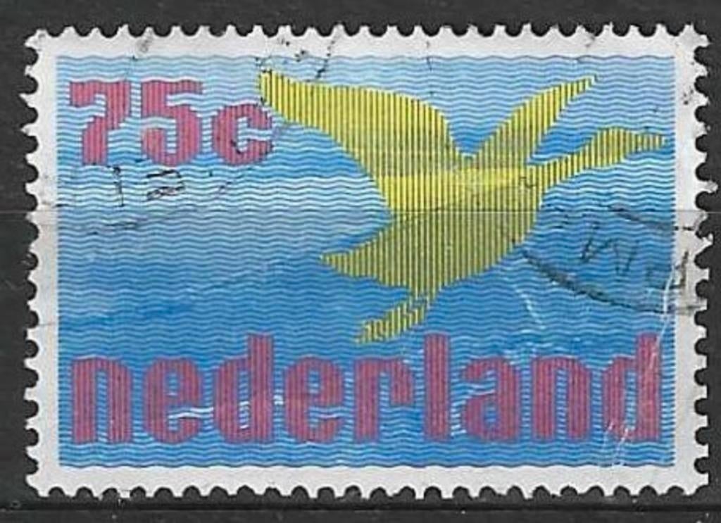 Pays-Bas 1976 - Yvert 1053 - Conquête de terres (ST), Timbres & Monnaies, Timbres | Pays-Bas, Affranchi, Envoi