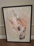 Mrs Mighetto - Mr Adam 50 x 70, Enlèvement ou Envoi, Comme neuf, Décoration murale