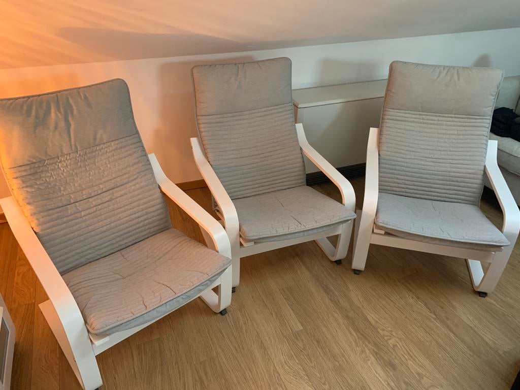 Fauteuils Ikea POANG, Maison & Meubles, Enlèvement, Comme neuf