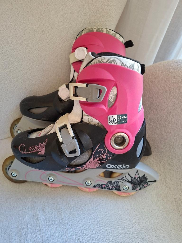 Rolschaatsen.oxelo maat 32 tot 34, Kinderen, Verzenden, Verstelbaar, Gebruikt