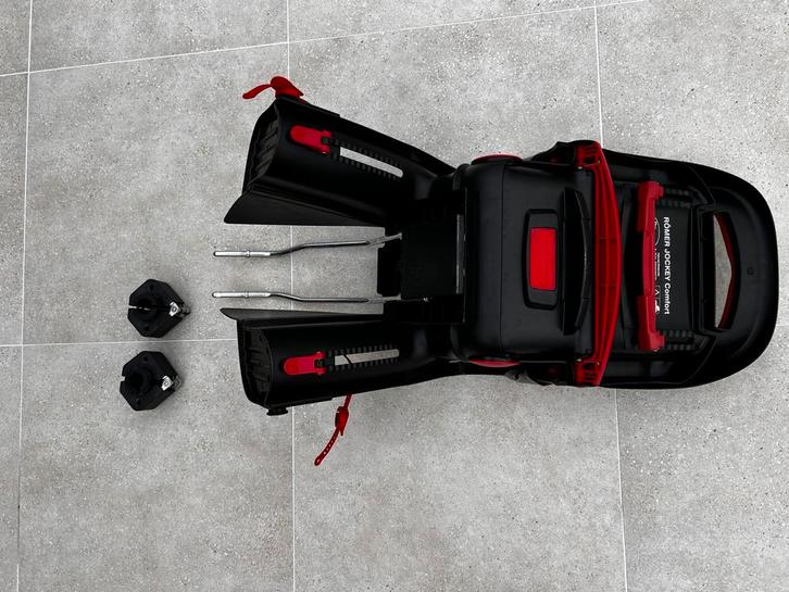 Römer Jockey Comfort fietsstoel, Fietsen en Brommers, Fietsaccessoires | Fietsstoeltjes, Gebruikt, Achterzitje, 9 t/m 36 kg, Voetsteuntjes