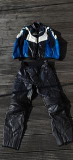 Motorpak 2 delig, Alpinestar maat 54 zwart blauw wit, Enlèvement